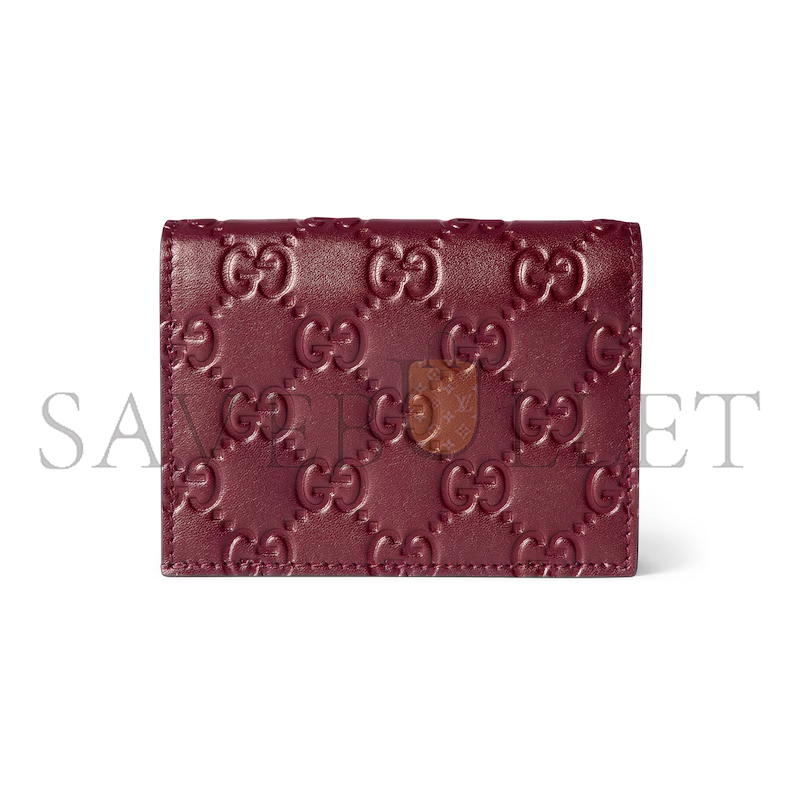 GUCCI GG EMBLEM SMALL WALLET 847207 (11*8.5*3cm) GUCCI GG EMBLEM SMALL WALLET 847207 (11*8.5*3cm)